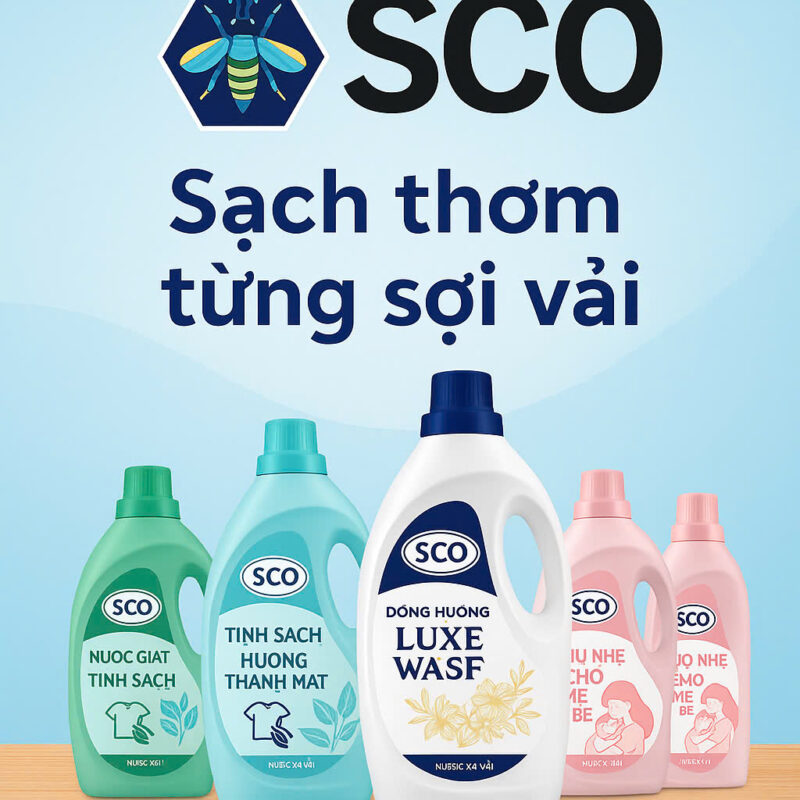 Dung dịch rửa xe làm sạch và dưỡng bóng 2 in 1 SCO 5L