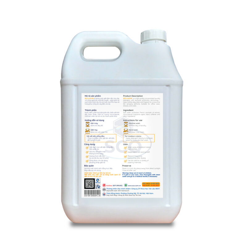 Nước giặt cao cấp SCO®LUXVIN 10L