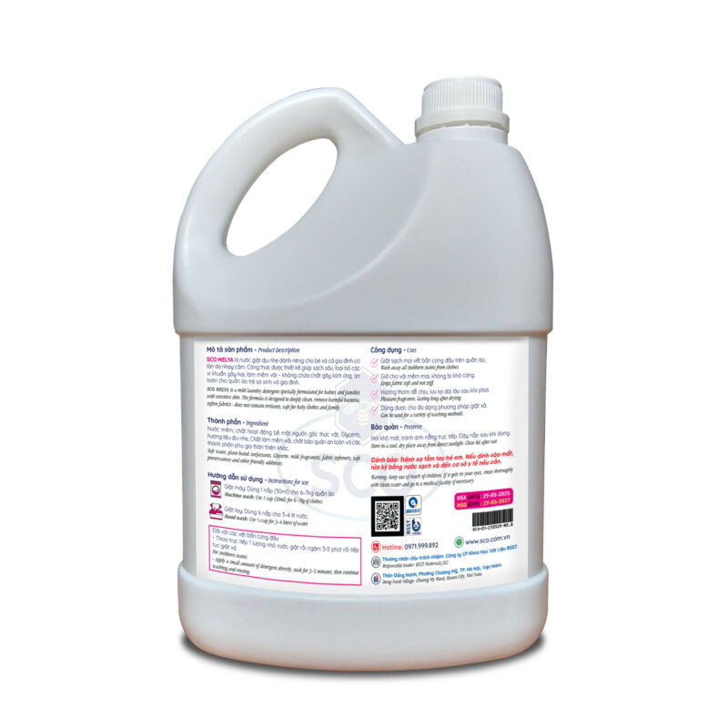 Nước giặt cao cấp  SCO®MELYA 3.8L