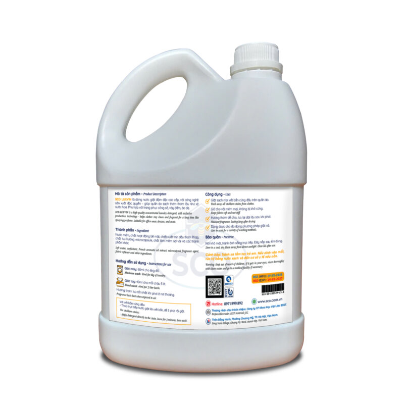 Nước giặt cao cấp SCO®LUXVIN 3.8L