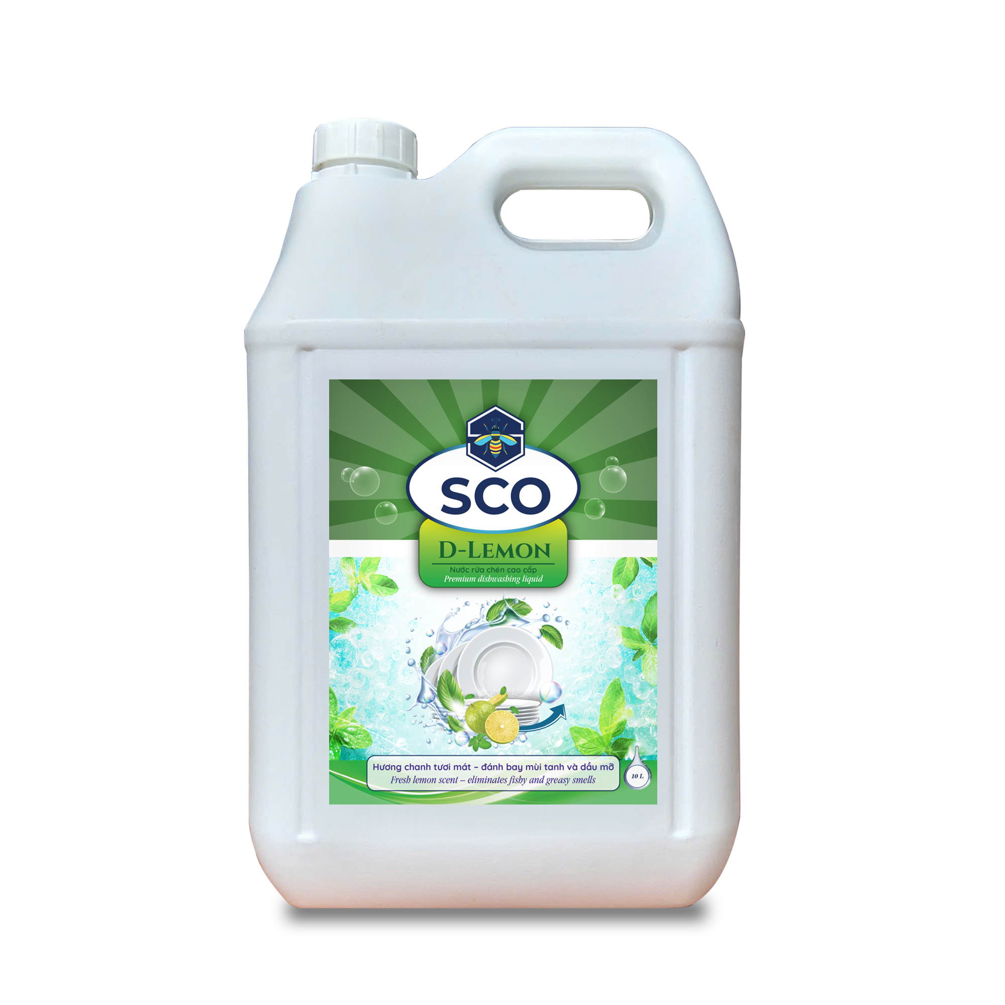Nước rửa chén hương chanh tươi  SCO®D-LEMON 10L