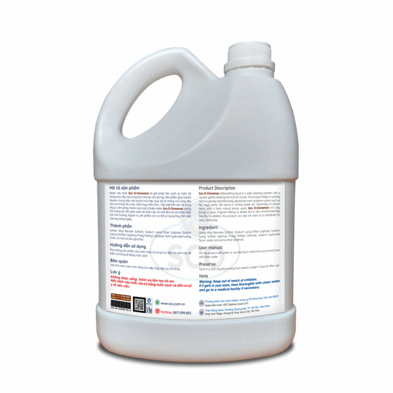Nước rửa chén hương quế SCO®D-Cinnamon 3.8L
