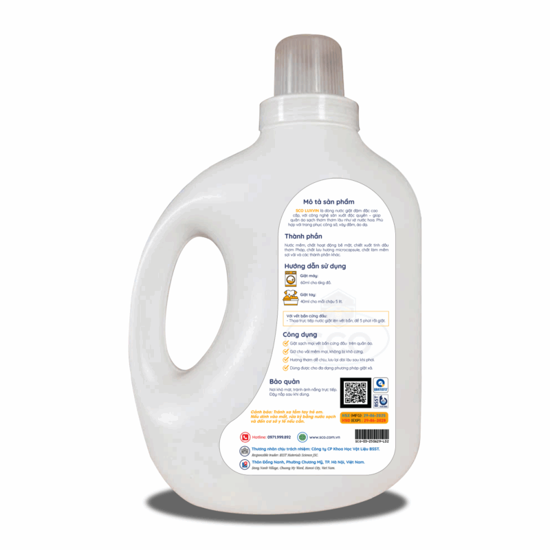 Nước giặt cao cấp SCO®LUXVIN 2L